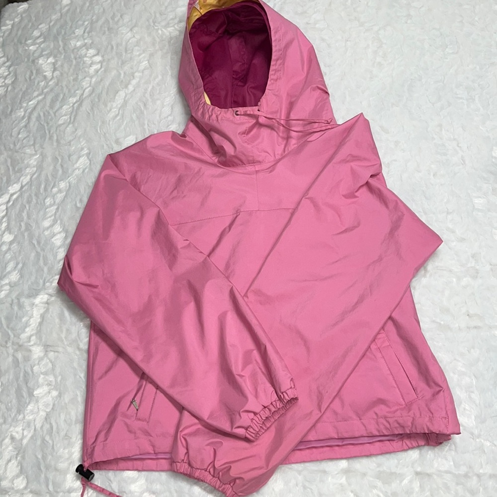 OBERMEYER Pink Pullover Windbreaker Jacket! Pink Ladies 12 Gore-Tex